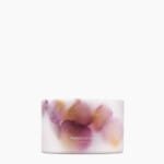 Velvet Rose - Small Pillar Candle made with real rose petals