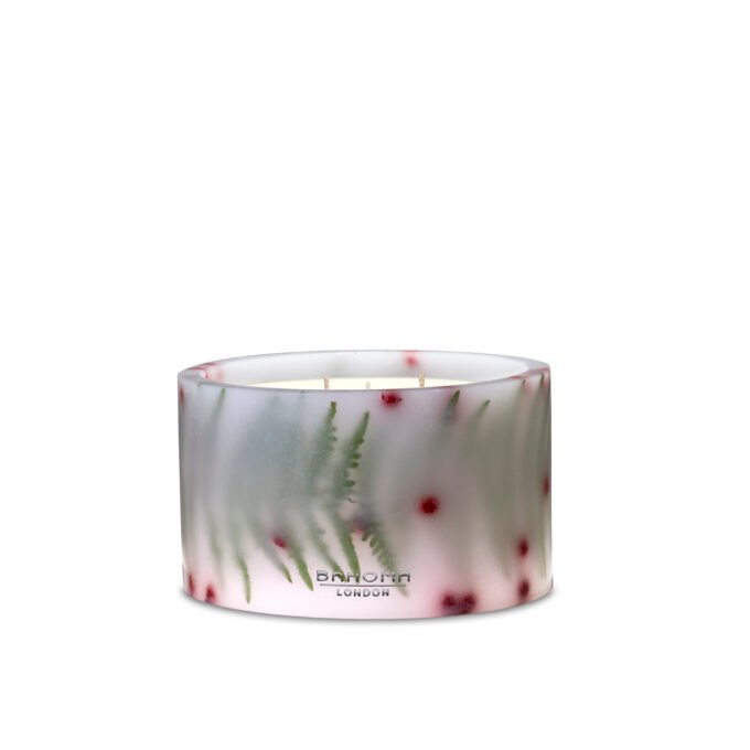 Spirit of Christmas - Small Botanical Pillar Candle