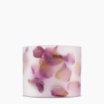Velvet Rose - Grand Pillar Candle made with real rose petals
