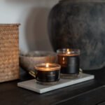 3 x Travel Candles in Gift Box with Signature Black Wax - Obsidian Collection