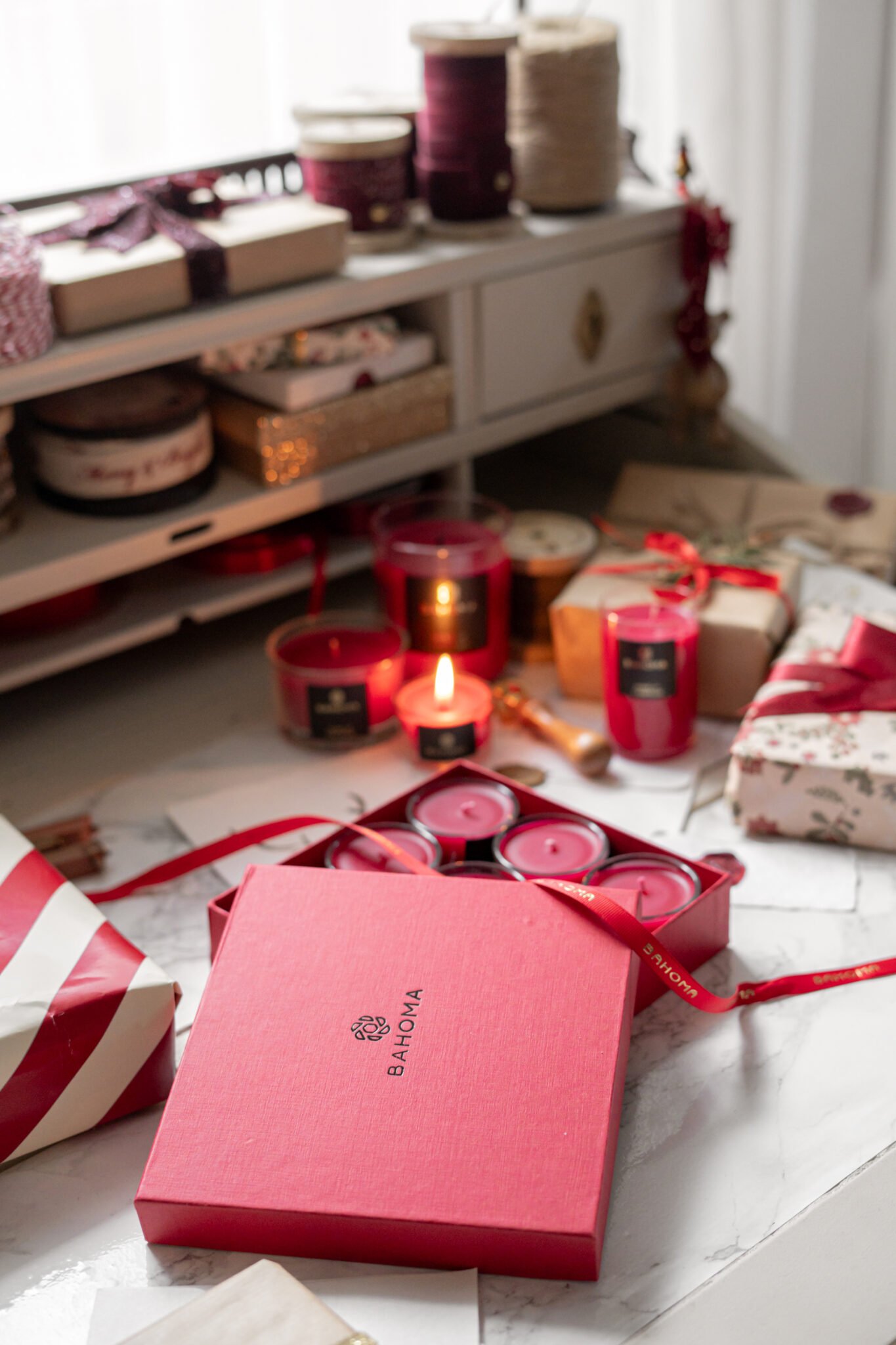 9 Lights Candle Set - Spirit of Christmas