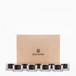 Velvet Peony & Cashmere - Nine Lights Candle Set - Product picture