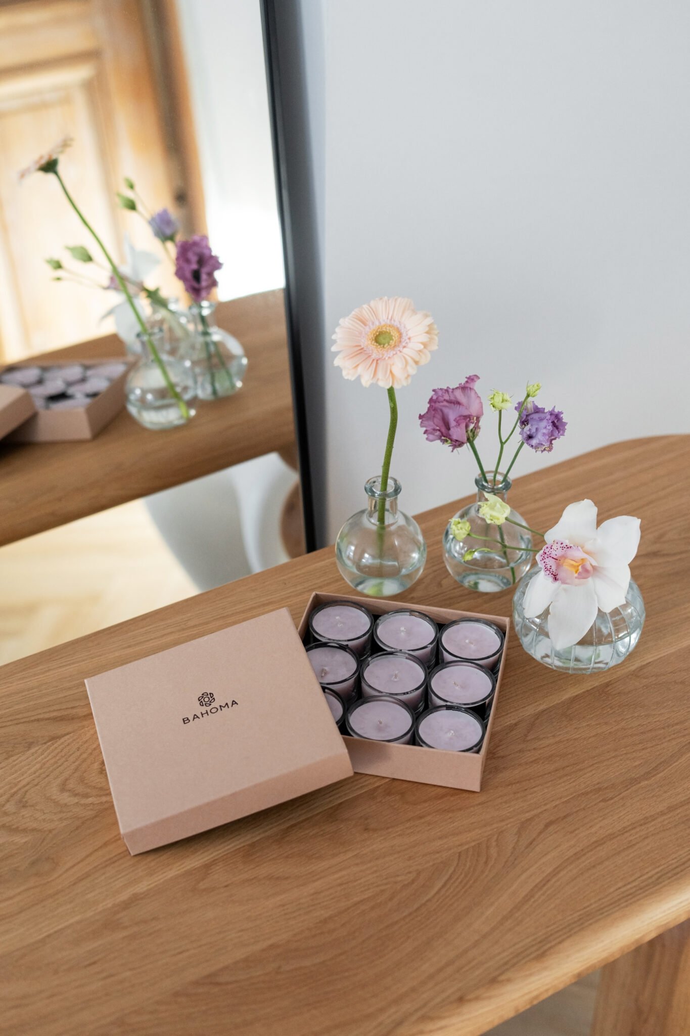 Perfect selection of mini candles in 4 Alchemy fragrances