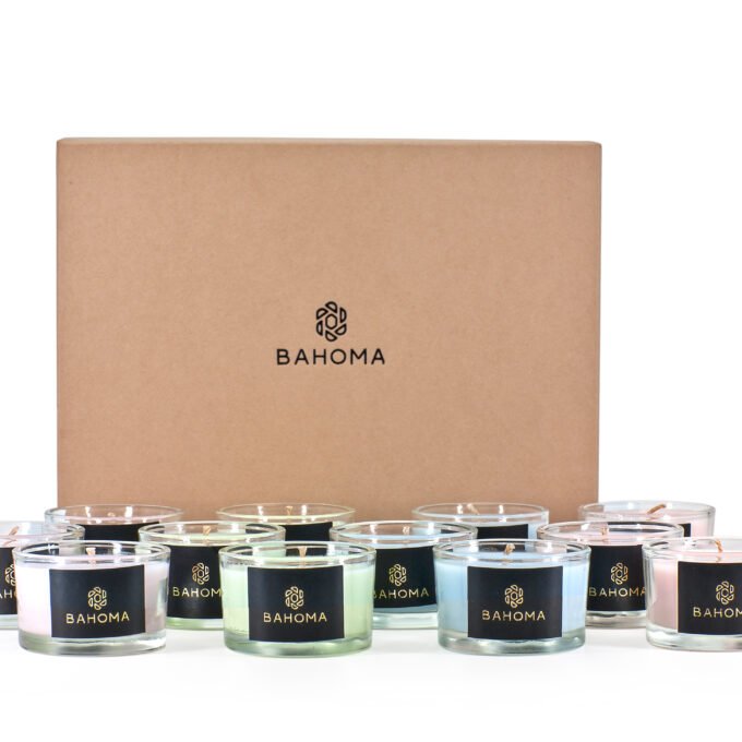 Set of 12 Mini Candles in a Gift Box