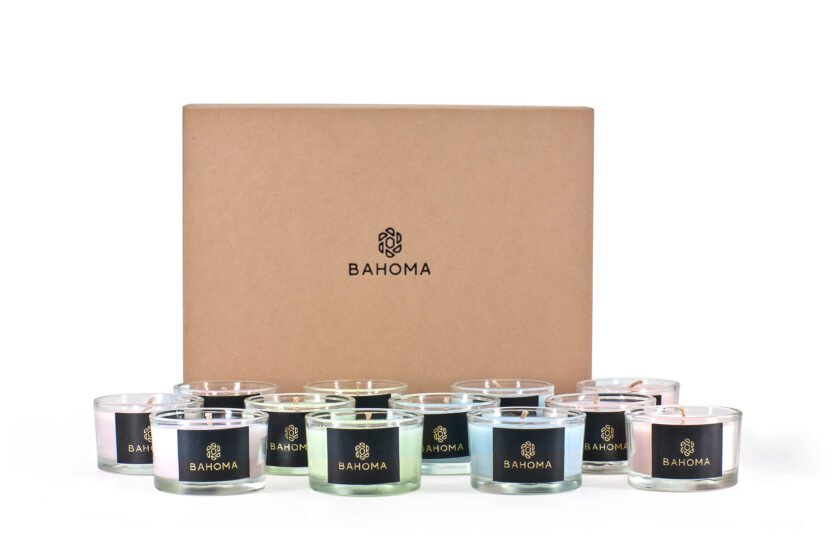 Set of 12 Mini Candles in a Gift Box