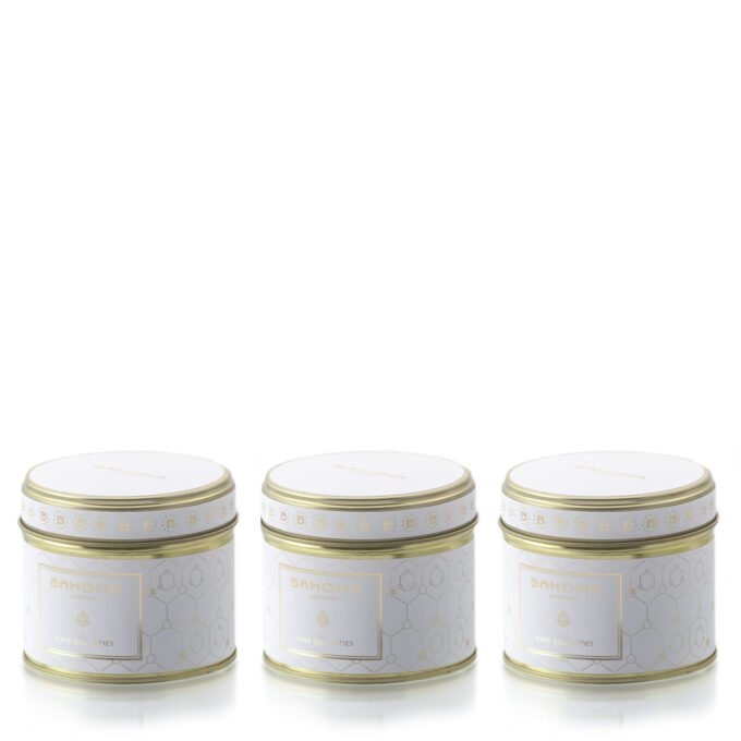 Pearl - Set of 3 Candles in a Tin