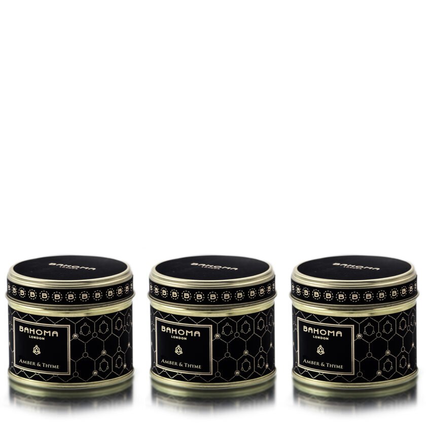 Obsidian - Set of 3 Candles in a Tin - Image 4