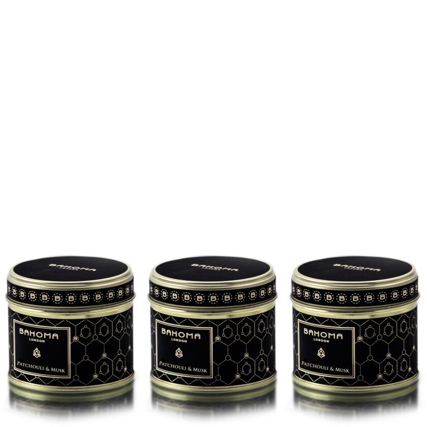 Obsidian - Set of 3 Candles in a Tin - Image 3