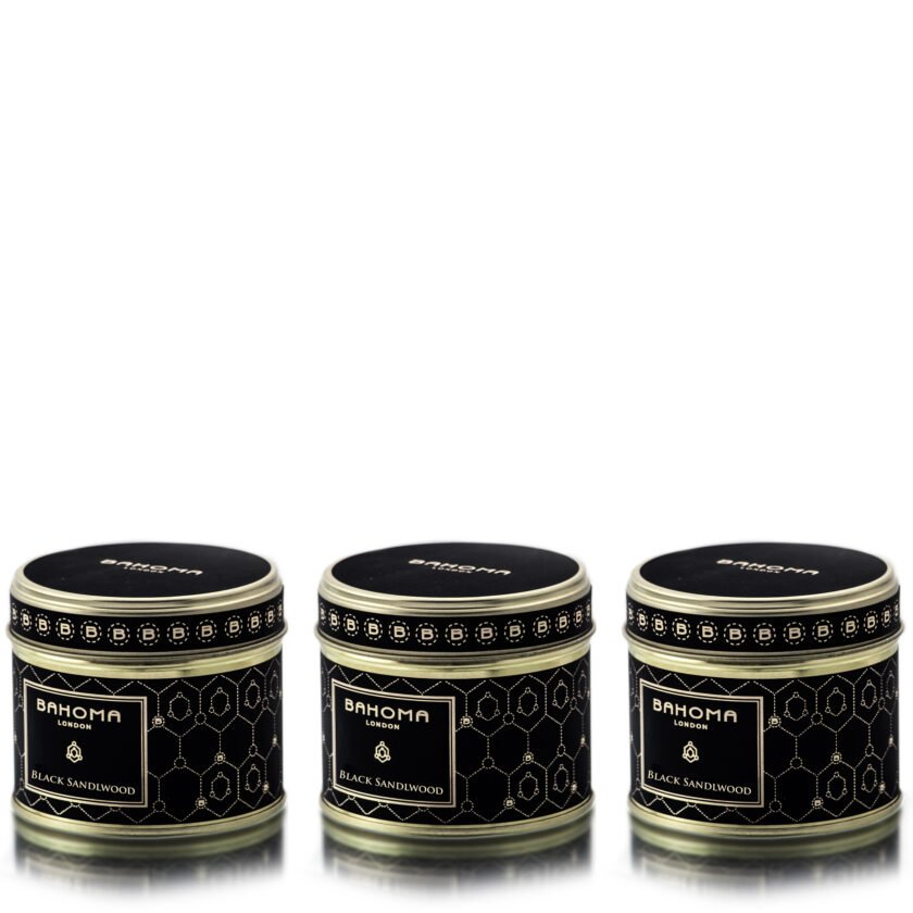 Obsidian - Set of 3 Candles in a Tin - Image 2