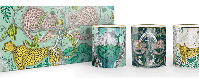 Emma Shipley - Set of 3 Medium Candles in a gift box