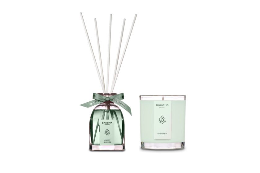 Rhubarb - Set of 100ml Diffuser & Medium Candle in a Gift box