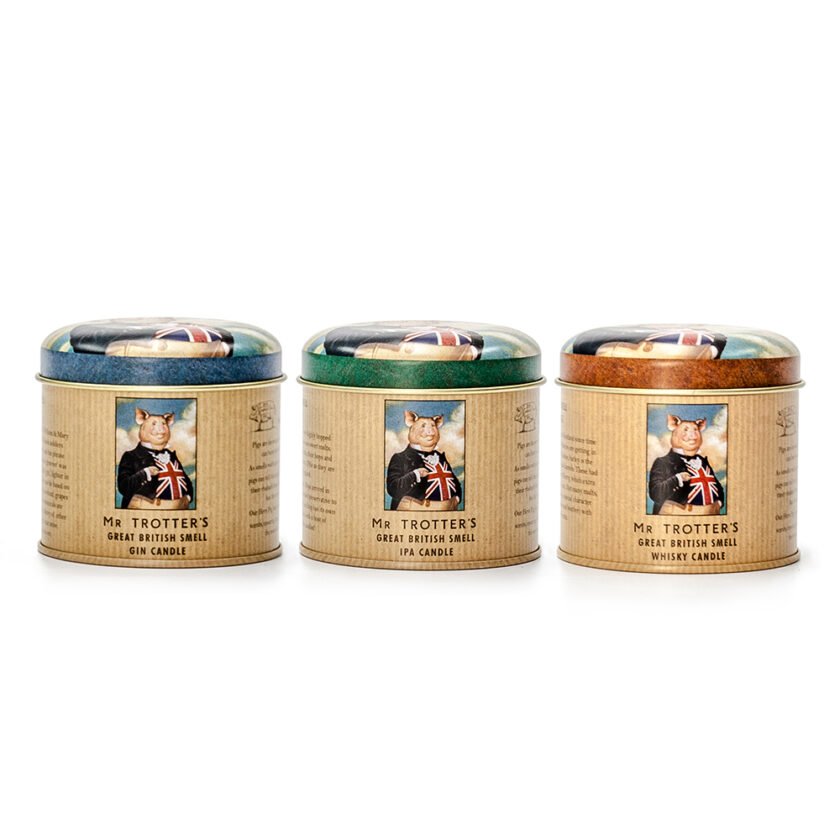 Mr. Trotter's - Set of 3 Candles in a Tin