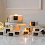 Bahoma Everlasting Candle Set – Luxury 11-Candle Collection displayed on marble surface – holiday style