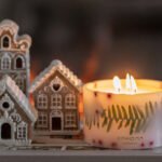 Spirit of Christmas - Small Botanical Pillar Candle display