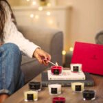 Set of 12 Mini Candles in a Gift Box - Festive Lit up