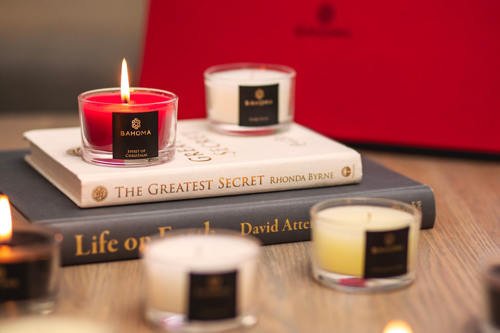 Set of 12 Mini Candles in a Gift Box - Mixed Festive Fragrance