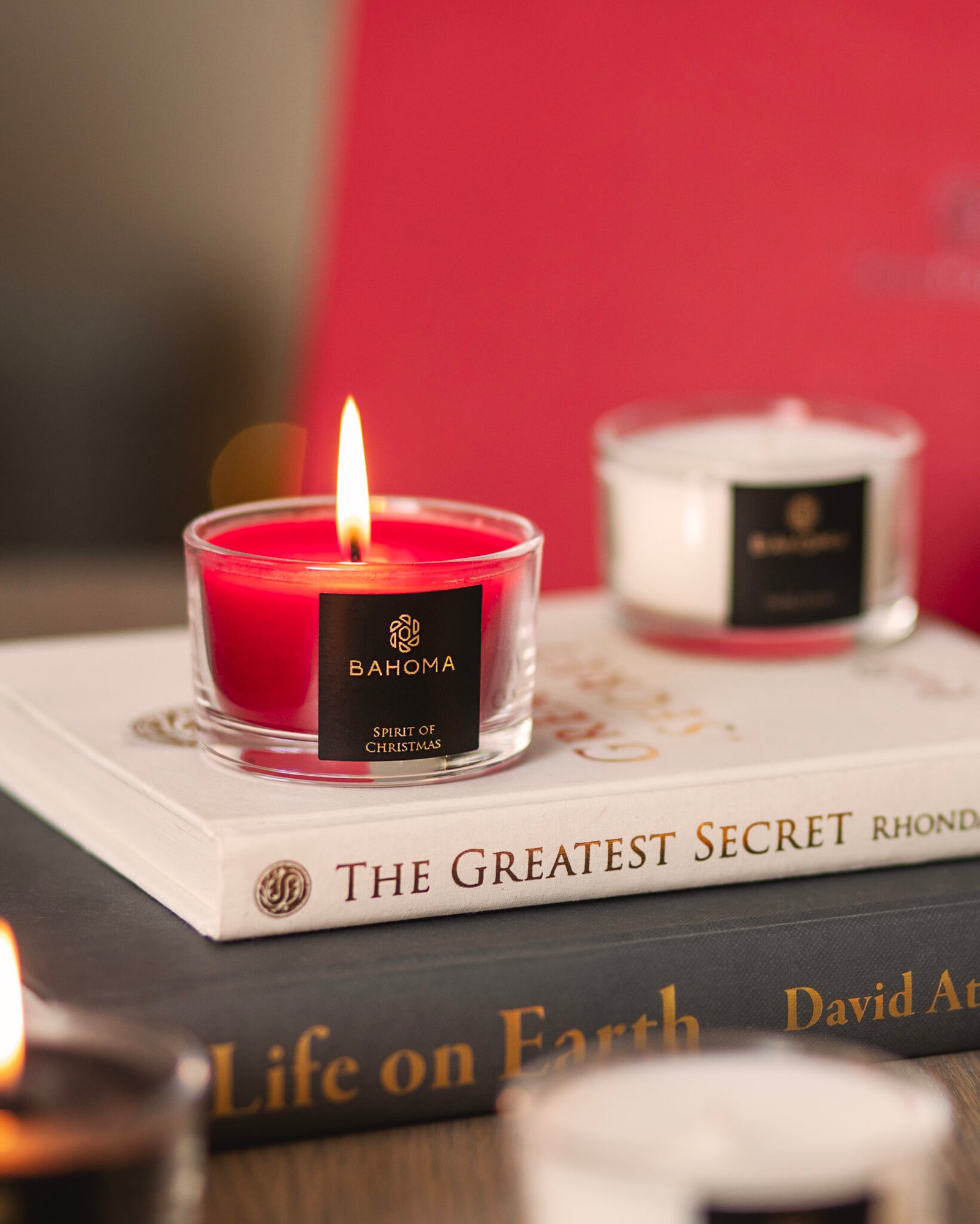 Set of 12 Mini Candles in a Gift Box - Spirit of Christmas