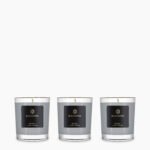 Set 3 x Travel Candle in a box - Sea salt & Dry Wood - Ash Collection - front view