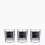 Set 3 x Travel Candle in a box - Eucalyptus & Blackcurrant - Ash Collection - front view
