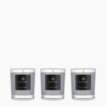 Set 3 x Travel Candle in a box - Sicilian Lemon - Ash Collection - front view