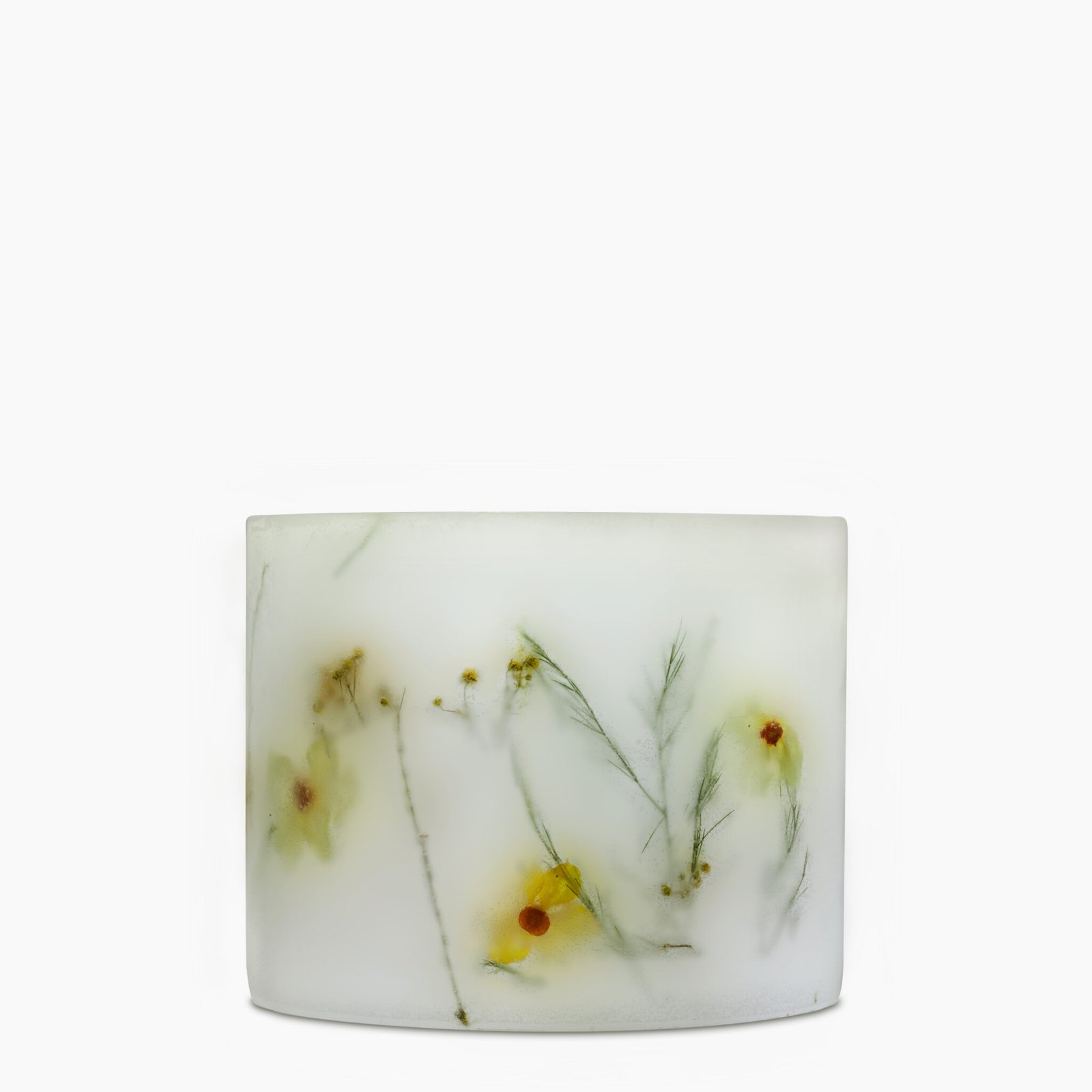 Rear view of the Awakening Scented Grand Pillar Candle showing the consistent hand-poured quality.